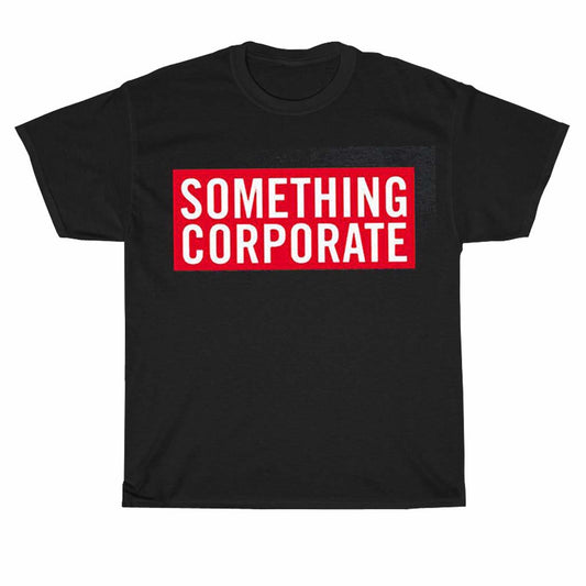 New Something Corporate Band Logo Unisex Men's T Shirt Size S to 3XL