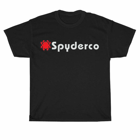 New Spyderco Vertical Logo Unisex Men's T Shirt Size S to 3XL