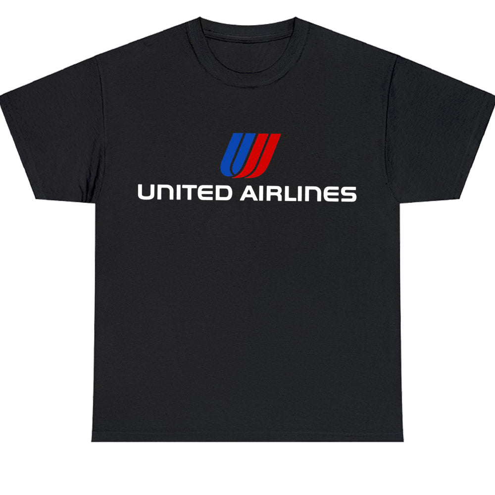 New United Airlines Classic Logo Men's Unisex T Shirt Size S to 3XL