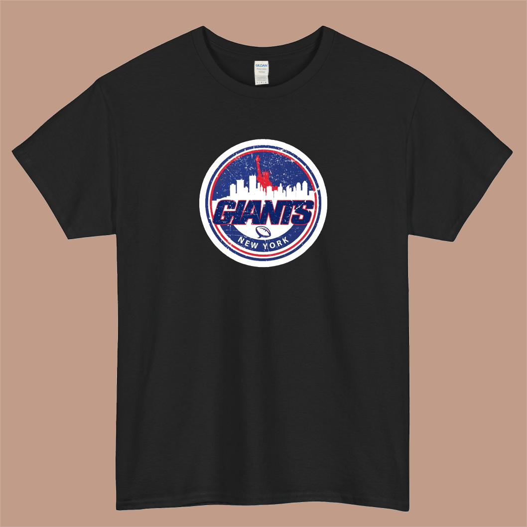 New York Giants Football Logo Mens Unisex Short Sleeve T-Shirt Size S-3XL - P