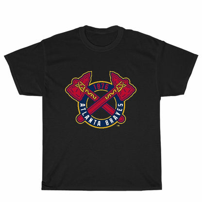 New Atlanta Braves Logo Men's T-Shirt American Funny Logo Unisex Men's T Shirt Size S to 3XL