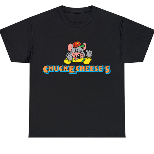 New Chuck E Cheese Restaurant Logo Men's Unisex T Shirt Size S to 3XL