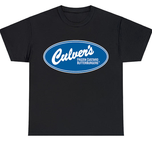 New Culver's Frozen Custard ButterBurgers Logo Men's Unisex T Shirt Size S to 3XL