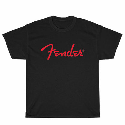 New Fender Logo Unisex Men's T Shirt Size S to 3XL
