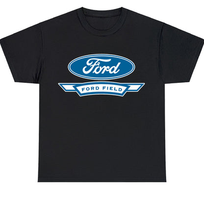 New Ford Field Logo Men's Unisex T Shirt Size S to 3XL