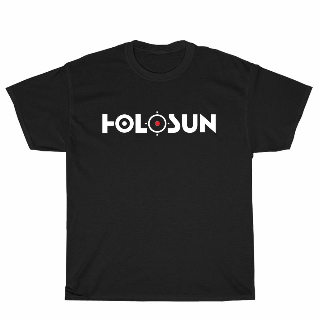 New Holosun Optics Guns Firearms Logo Unisex Men's T Shirt Size S to 3XL