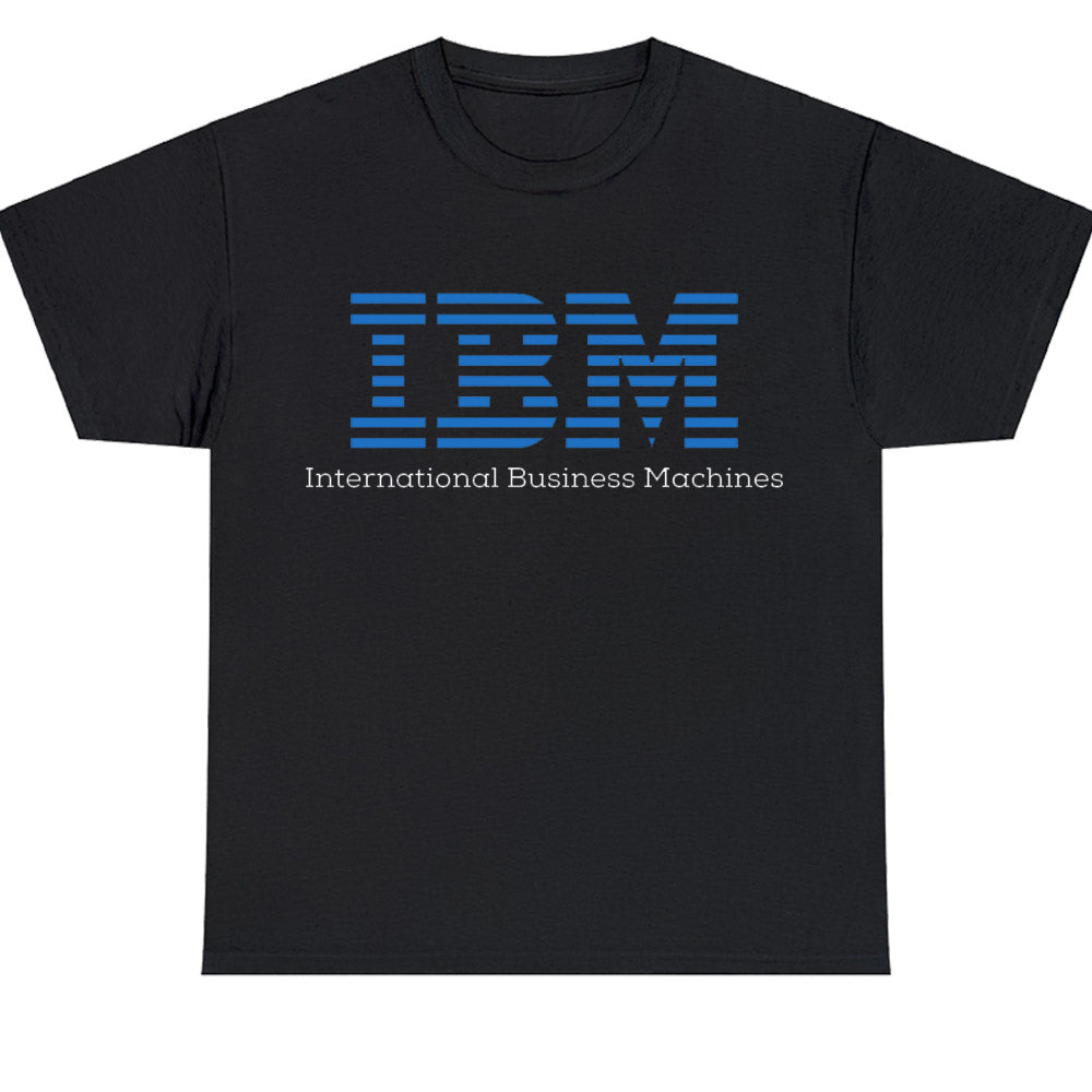 New IBM International Business Machines Logo Men's Unisex T Shirt Size S to 3XL