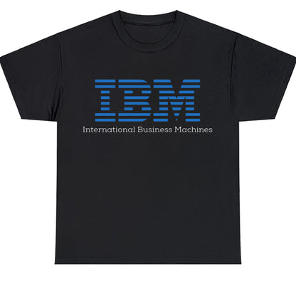 New IBM International Business Machines Logo Men's Unisex T Shirt Size S to 3XL