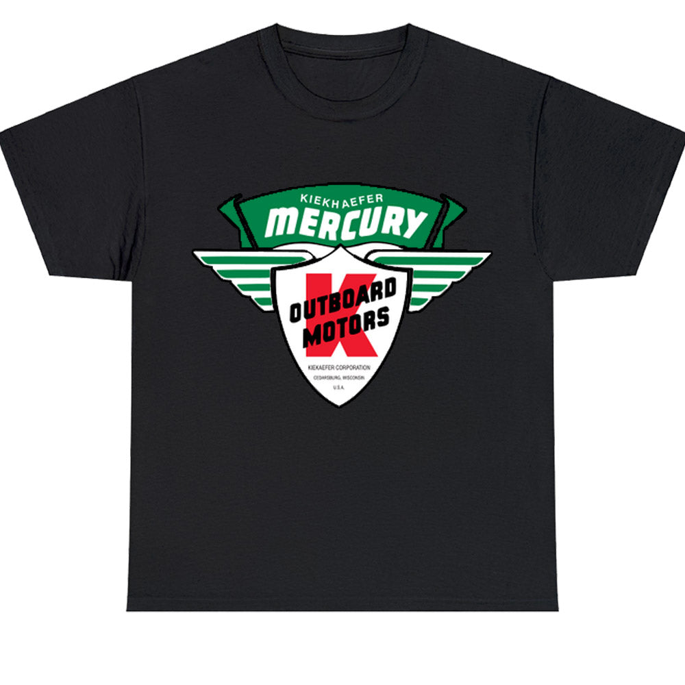 New Mercury Outboards Mercury Marine Logo Men's Unisex T Shirt Size S to 3XL