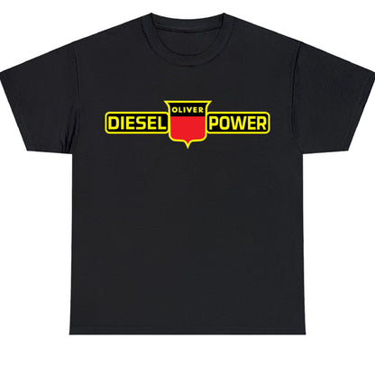 New Oliver Diesel Power Farm Tractor Logo Men's Unisex T Shirt Size S to 3XL