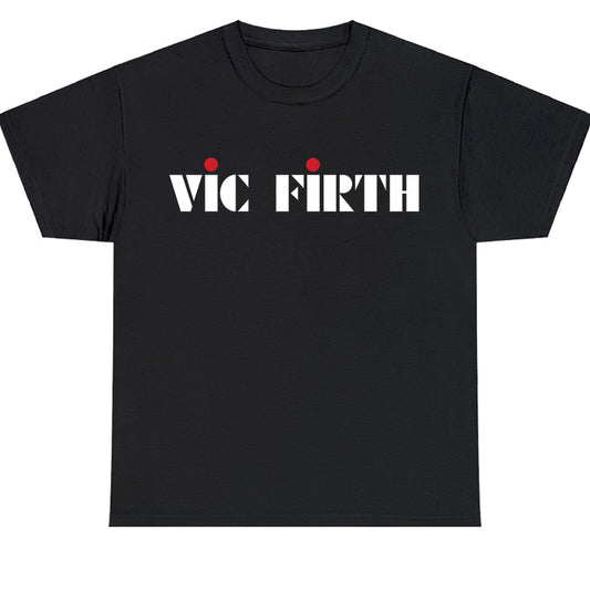 New Vic Firth Company Logo Men's Unisex T Shirt Size S to 3XL