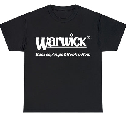 New Warwick Bass Guitars Logo Men's Unisex T Shirt Size S to 3XL