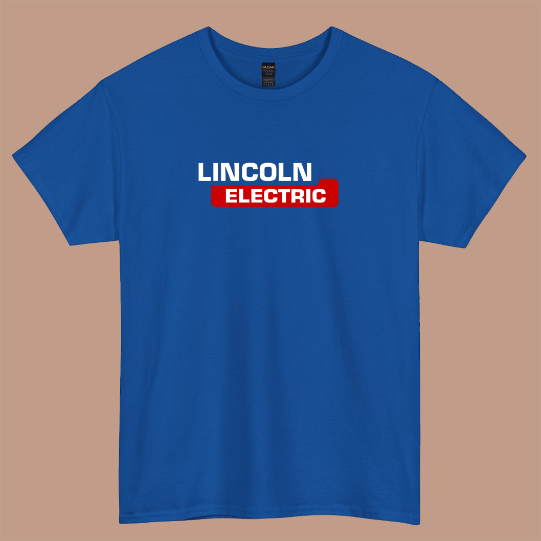 New lincoln electric Logo Short sleeve t shirt size S-3XL -P