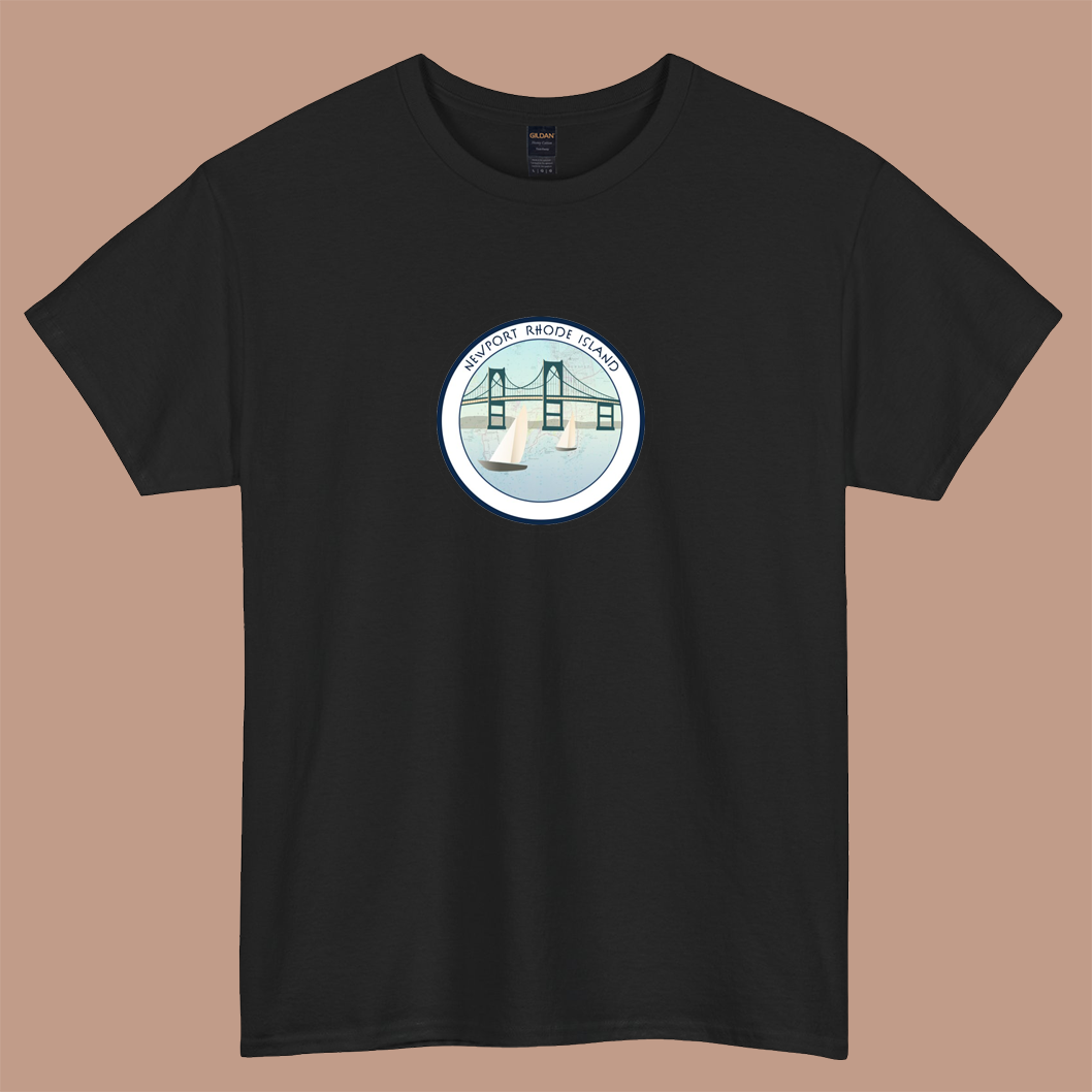 Newport Rhode Island log short sleeve t shirt Size S-3XL -P