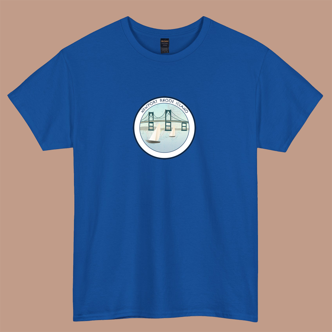 Newport Rhode Island log short sleeve t shirt Size S-3XL -P