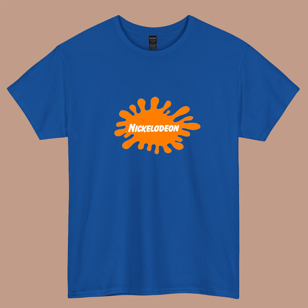 Nickelodeon logo short sleeve t shirt S-3XL- P