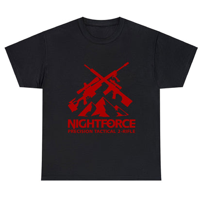 Nightforce Night Force Guns Firearms Logo Unisex Men's T Shirt Size S to 3XL