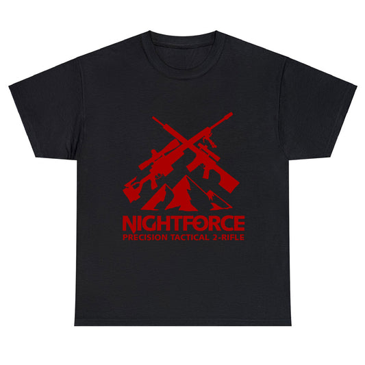 Nightforce Night Force Guns Firearms Logo Unisex Men's T Shirt Size S to 3XL