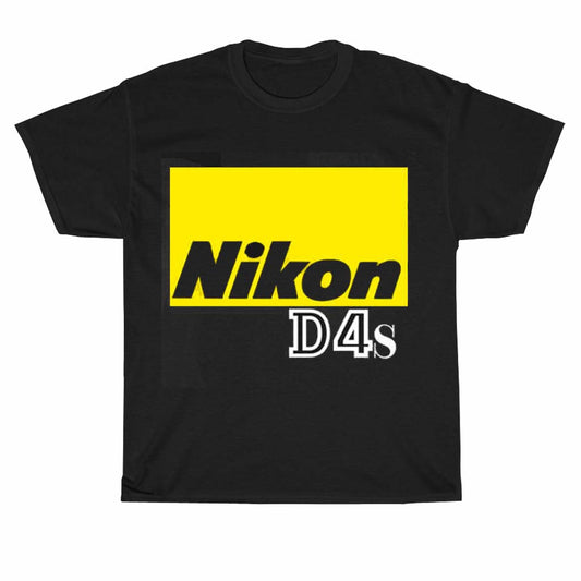 Nikon D4S Camera Logo Unisex Men's T Shirt Size S to 3XL