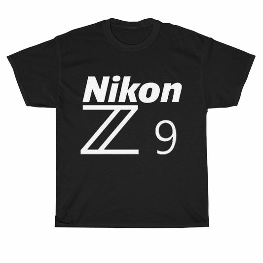 Nikon z9 z 9 Professional Camera Logo Unisex Men's T Shirt Size S to 3XL