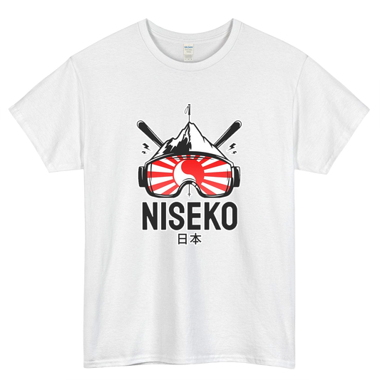 Niseko Hokkaido Logo Mens Unisex Short Sleeve T-Shirt Size S-3XL - P