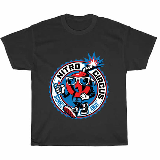Nitro Circus Boms Logo Men's Unisex T Shirt Size S to 3XL