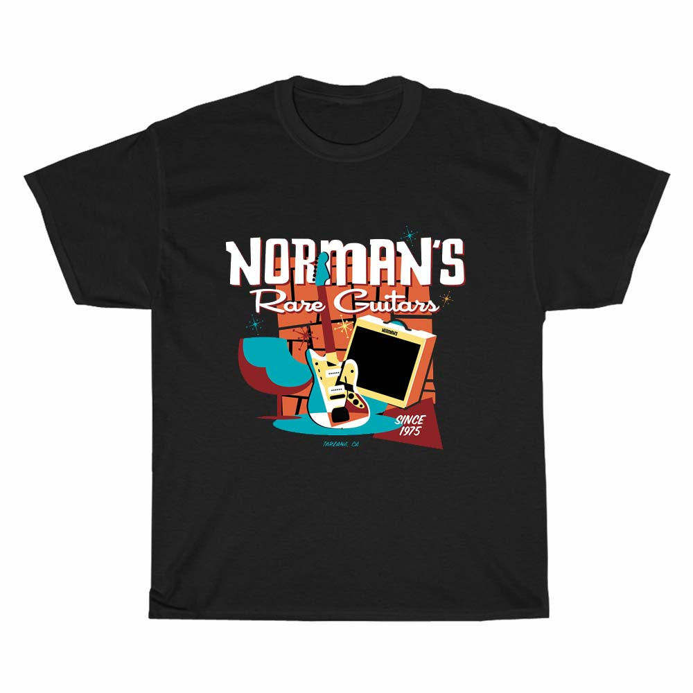 Normans Rare Guitars Logo Men's Unisex T Shirt Size S to 3XL