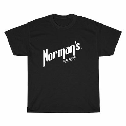 Normans Rare Guitar Logo Men's Unisex T Shirt Size S to 3XL