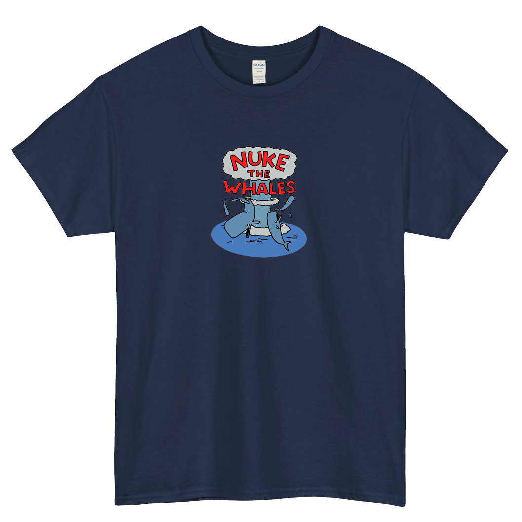 Nuke The Whales logo SHORT SLEEVE T SHIRT -P