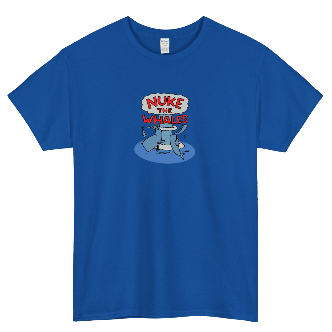Nuke The Whales logo SHORT SLEEVE T SHIRT -P