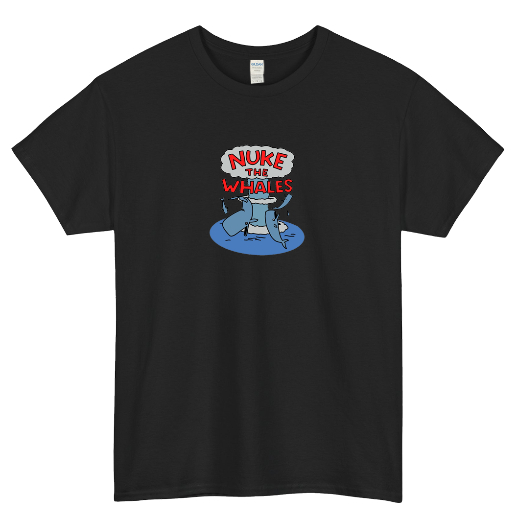 Nuke The Whales logo SHORT SLEEVE T SHIRT -P