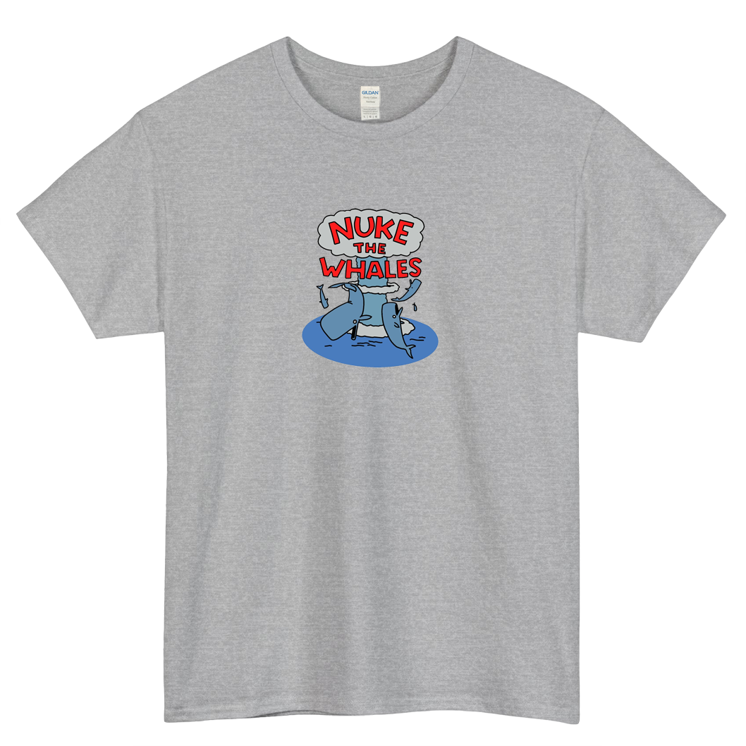 Nuke The Whales logo SHORT SLEEVE T SHIRT -P