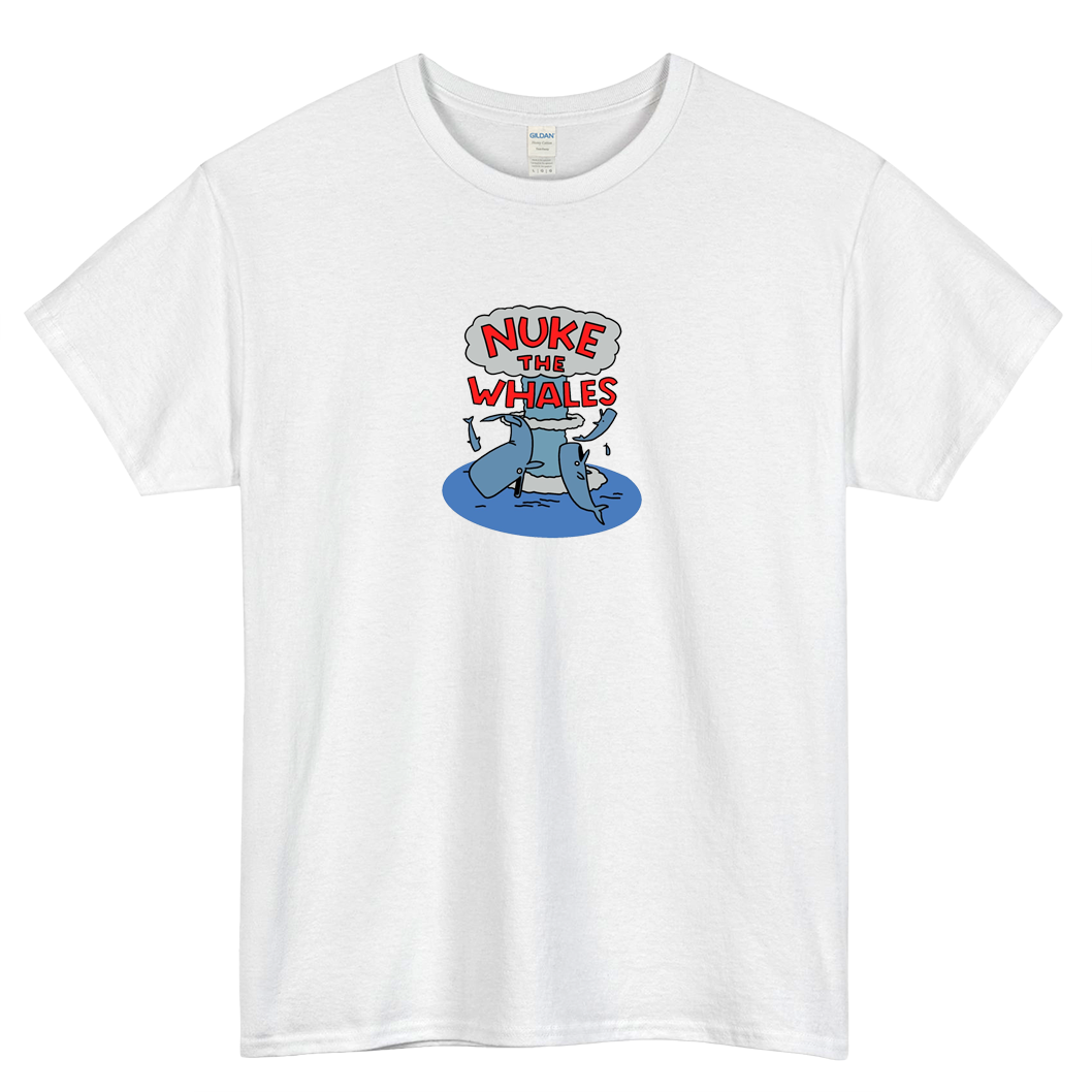 Nuke The Whales logo SHORT SLEEVE T SHIRT -P