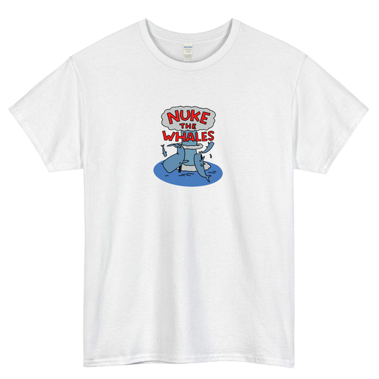 Nuke The Whales logo SHORT SLEEVE T SHIRT -P