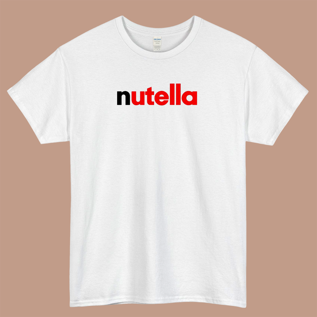Nutella  logo short sleeve men's t shirt S-3XL
