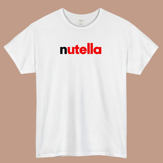 Nutella  logo short sleeve men's t shirt S-3XL