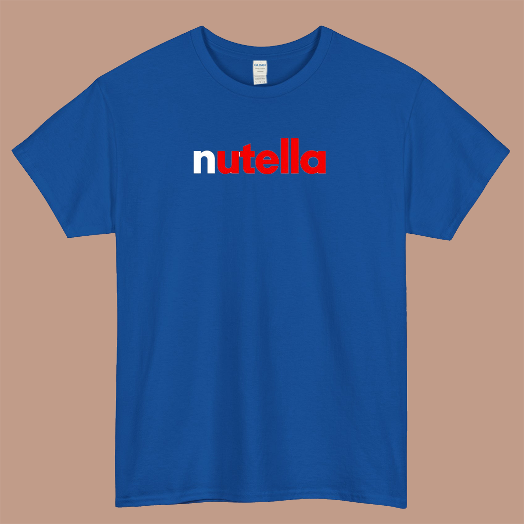 Nutella logo short sleeve men's t shirt S-3XL