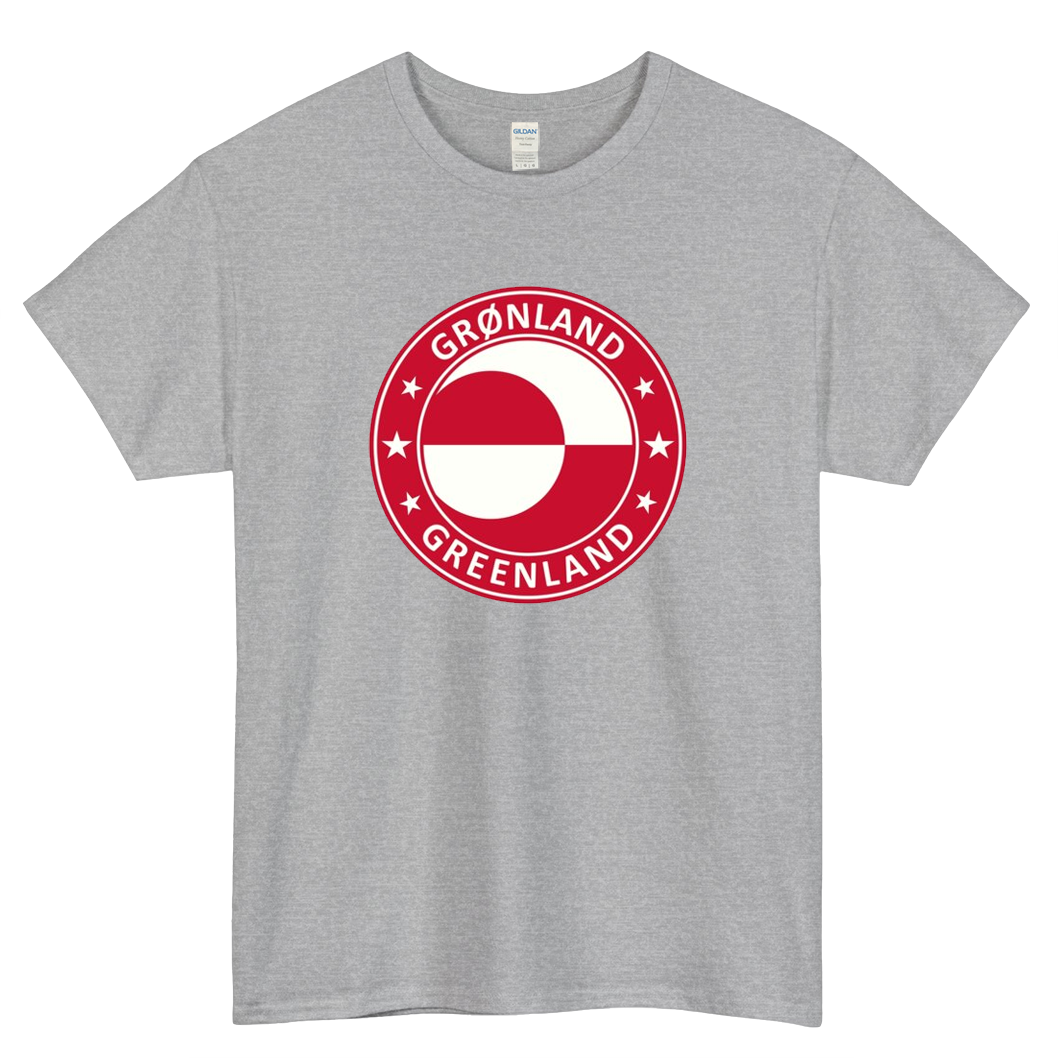 Nuuk, Greenland Logo Mens Unisex Short Sleeve T-Shirt Size S-3XL - P