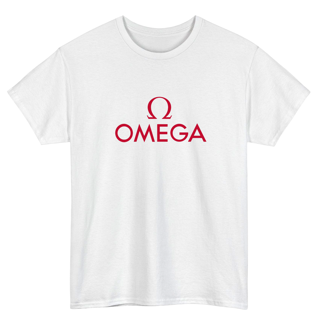 OMEGA SPEEDMASTER WATCH Logo short sleeve t shirt size S-3XL-P