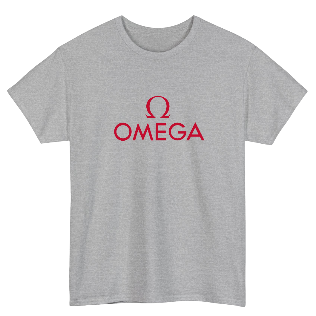 OMEGA SPEEDMASTER WATCH Logo short sleeve t shirt size S-3XL-P