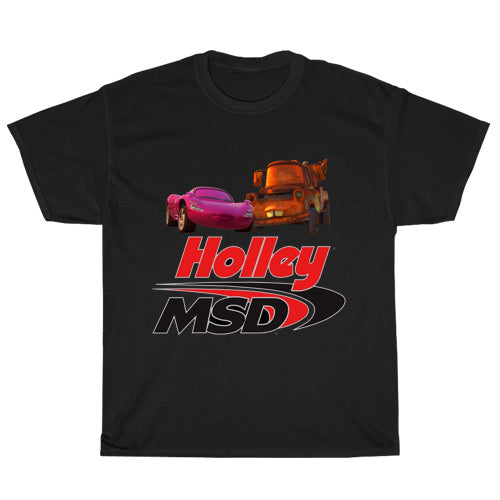 ORIGINAL HOLLEY Active logo Mens Unisex Short Sleeve Black T-Shirt Size S-3XL