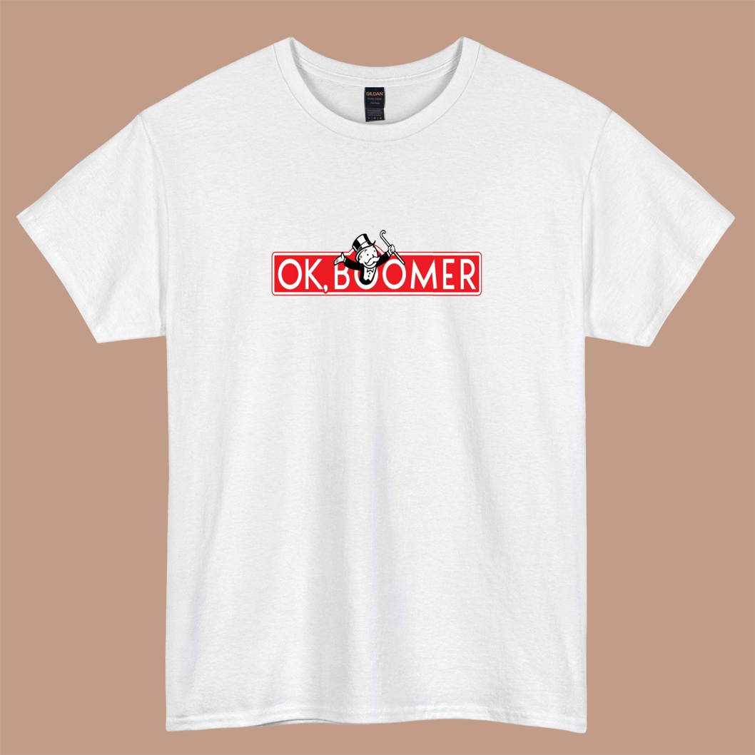 Ok Boomer Board Game logo short sleeve t shirt S-3XL-P