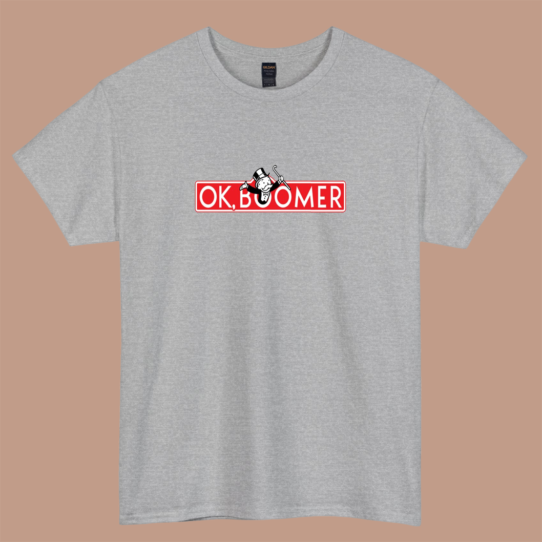 Ok Boomer Board Game logo short sleeve t shirt S-3XL-P