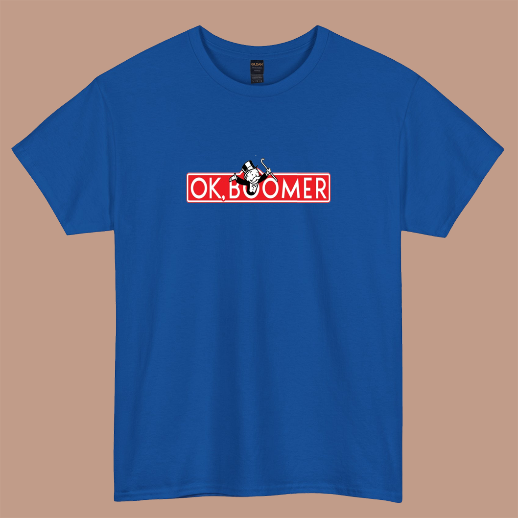 Ok Boomer Board Game logo short sleeve t shirt S-3XL-P