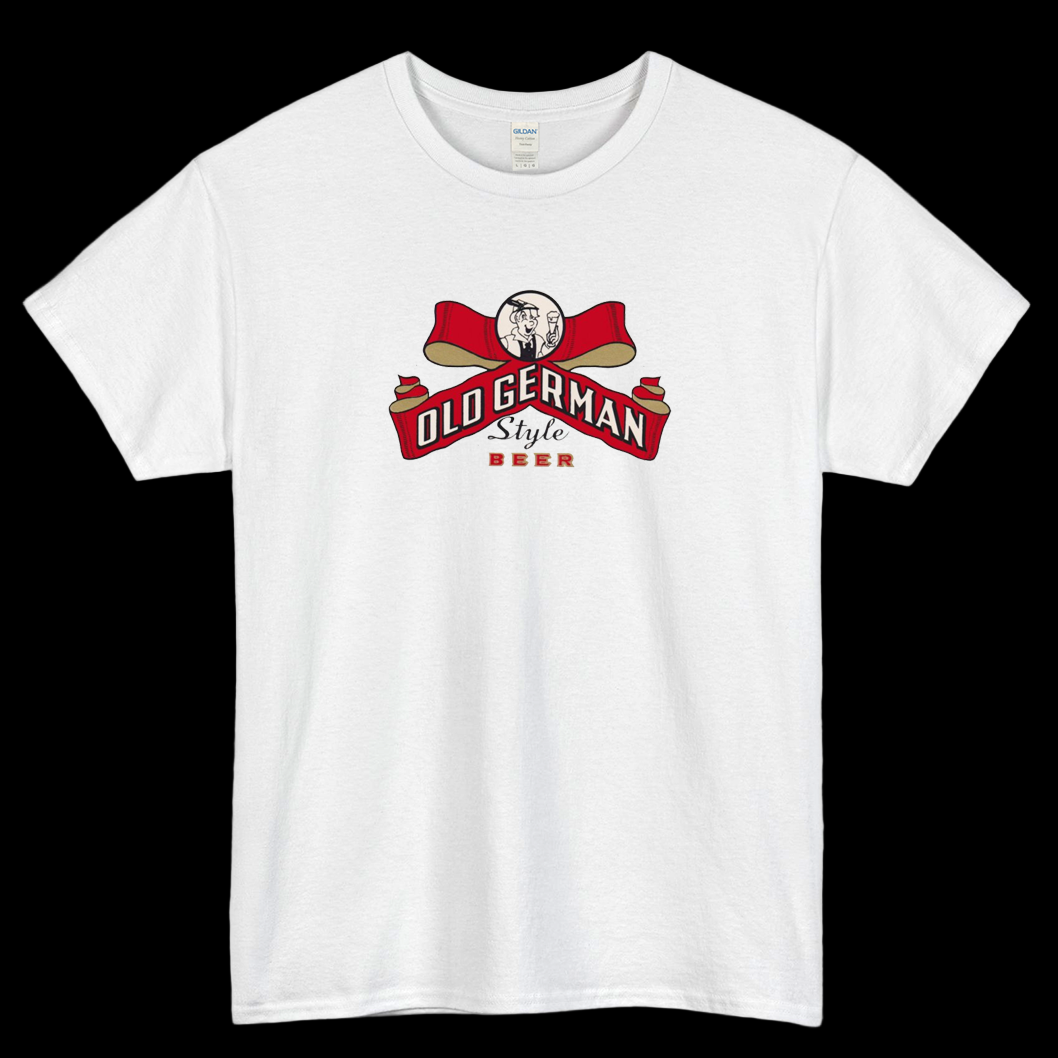 Old German Beer Logo Mens Unisex Short Sleeve T-Shirt Size S-3XL - P