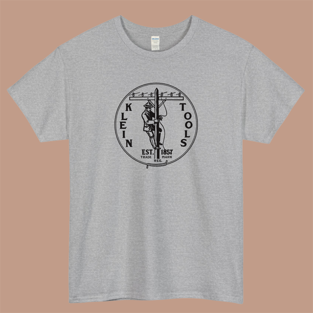 Old School Klein Tools - Est. 1857 Logo Mens Unisex Short Sleeve T-Shirt Size S-3XL - P
