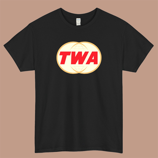 Old TWA Logo Mens Unisex Short Sleeve T-Shirt Size S-3XL - P