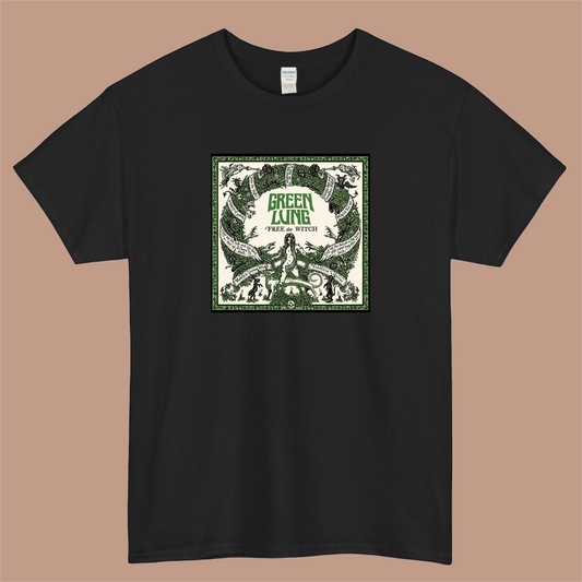Older Than the Hills - Green Lung Logo Mens Unisex Short Sleeve T-Shirt Size S-3XL - P