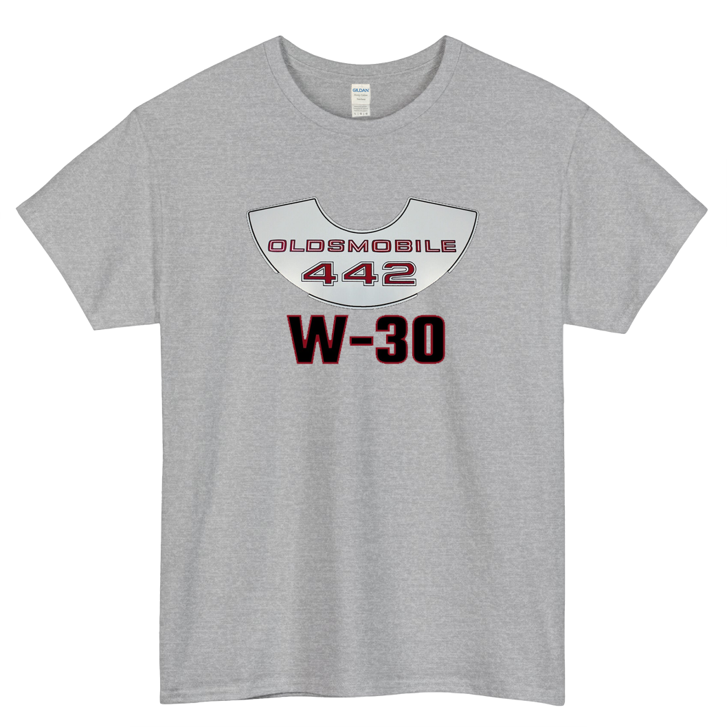 Olds 442 W30 Logo short sleeve t shirt size S-3XL-P