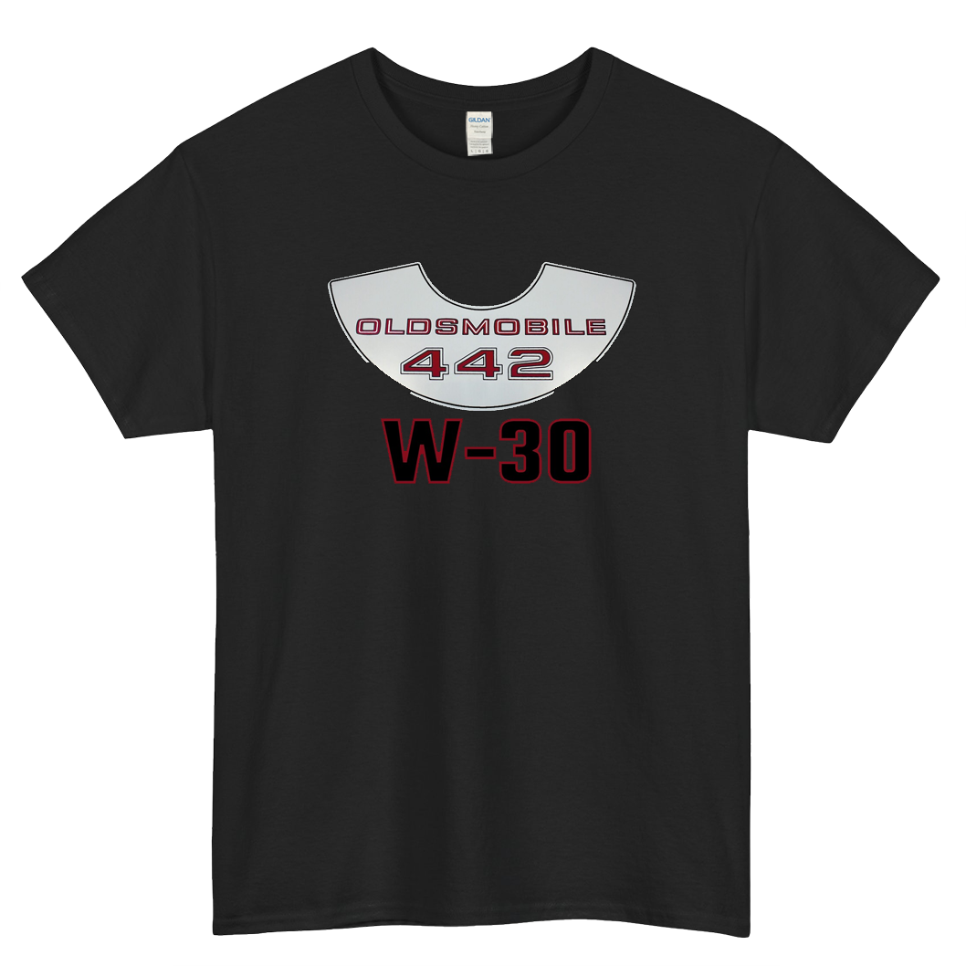 Olds 442 W30 Logo short sleeve t shirt size S-3XL-P